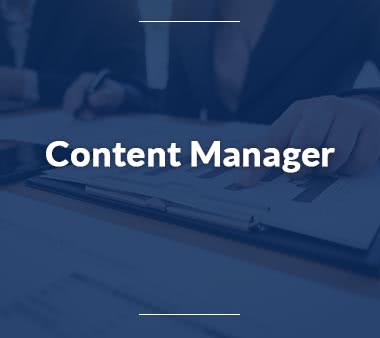 Marketing Manager Content Manager