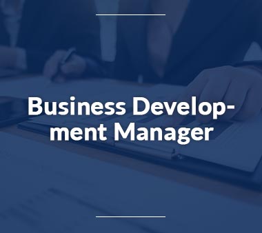 Assistenz der Geschäftsführung Business Development Manager