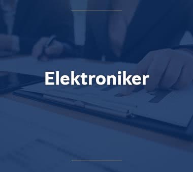 Elektroniker Mechatroniker