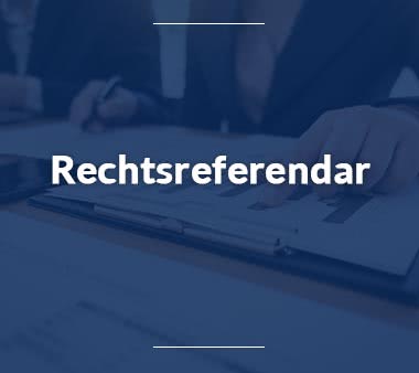 Rechtsreferendar Jobs