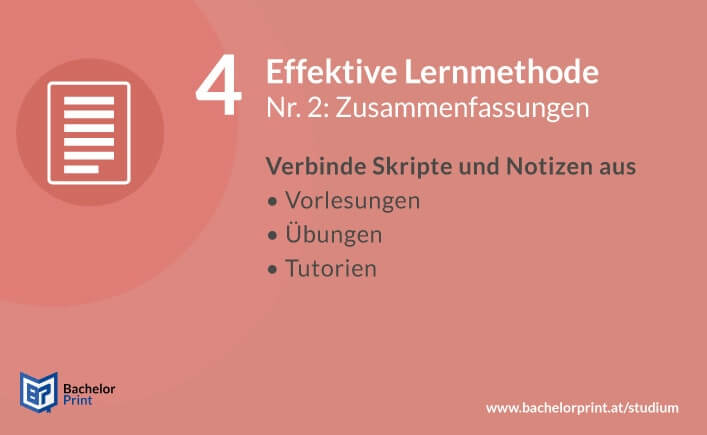 Effektive Lernmethoden 2 Zusammenfassungen