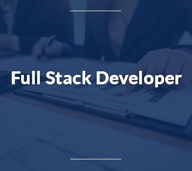 Full Stack Developer Technische Berufe