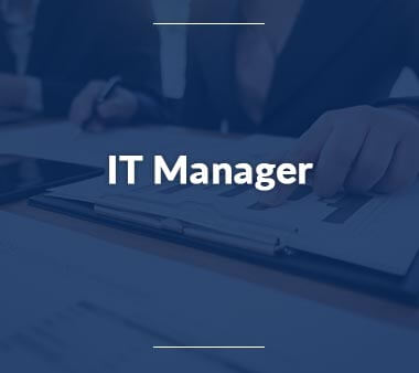 IT Manager Technische Berufe