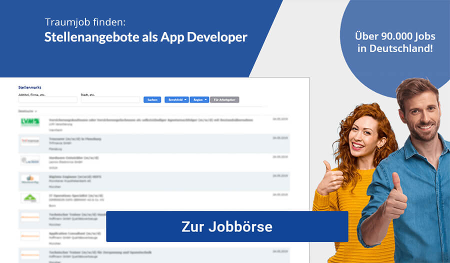 App Developer Jobbörse