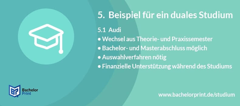 Duales Studium Beispiel Audi