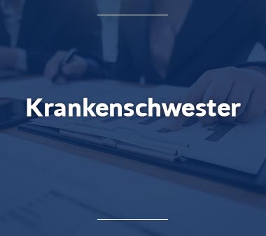 Krankenschwester Ausbildungsberuf