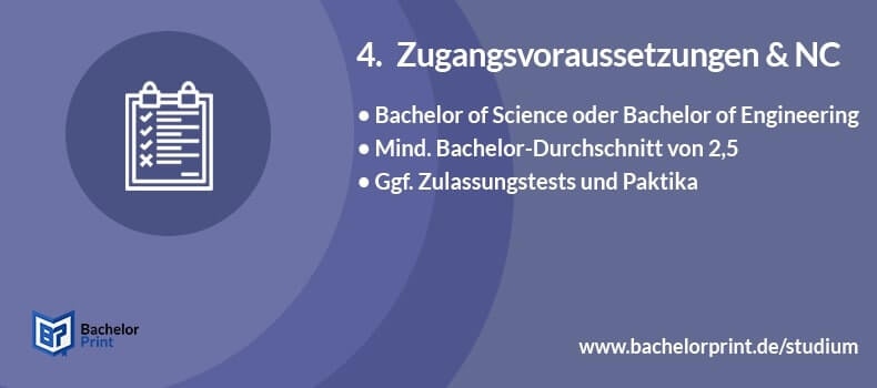 Master of Engineering Zugangsvoraussetzungen NC Studium