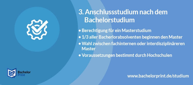 Bachelorstudium Abschluss Folgestudium